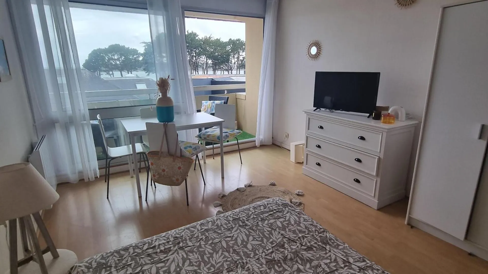 Cosy Studio Benodet Vue Mer Acces Direct Plage Thalasso Casino Apartamento